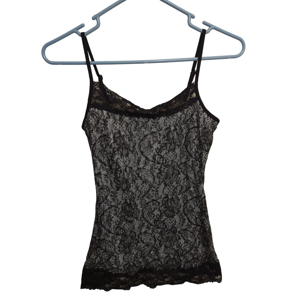 VTG Lace Cami Tank Women's Small Whimsigoth Grunge Festival Babydoll Y2K